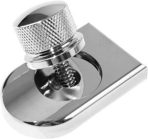 Silvery Chrome for Harley Seat Bolt    Stainless Steel Bolt/Screw with Mounting Knob Cover    Compatible for Harley-Davidson 1996-2024