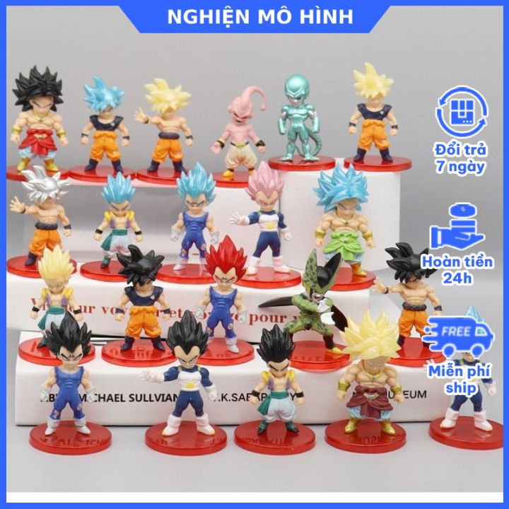 Mô hình nhân vật Bảy Viên Ngọc Rồng Ver2 Goku Gogeta Shenron Gohan ...
