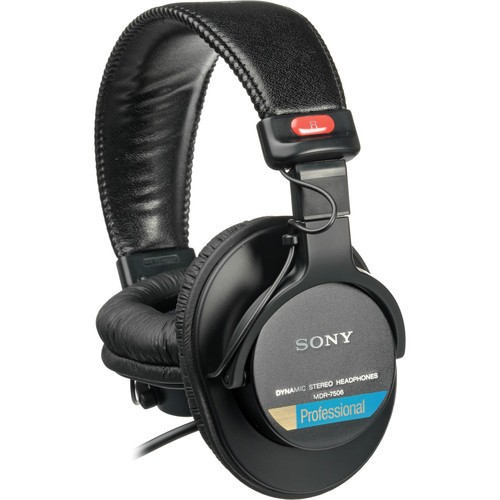 Sony MDR-7506 Professional Audio Studio Monitoring Closed-Back
