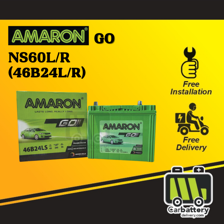[Installation Provided] Amaron GO NS60L NS60R 46B24L 46B24R Car Battery ...