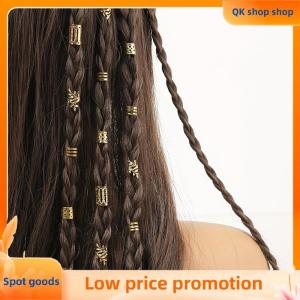 ✨QK shop✨ Dreadlock Hair Rings Adjustable Cuffs Clip Hair Braids Dirty Braids Bead Hairpin Hair Accessories Headwear For Women Girls