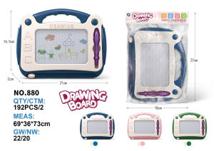 กระดานแม่เหล็ก 4สี แบบโต๊ะ กระดานเขียนลบได้ กระดานวาดรูป ของเล่นเด็ก เสริมพัฒนาการ