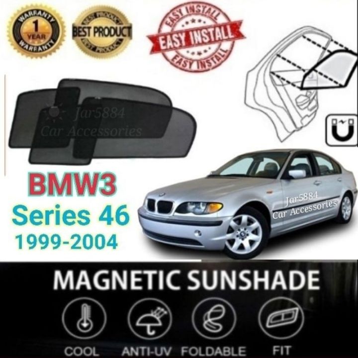 BMW 3 Series E46 1999-2004 Epic Magnetic Sunshade [6 PCS] | Lazada