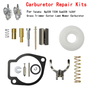 Sửa chữa bộ chế hòa khí công cụ Phụ kiện cho bg328 t328 sum328 1e36f Máy cắt cỏ Máy cắt cỏ Cutter sửa chữa bộ chế hòa khí Kit