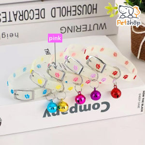 Pet Glowing Collars with Bells Night Safety Dogs Cats Necklace Light Luminous Neck Ring Pet Collar