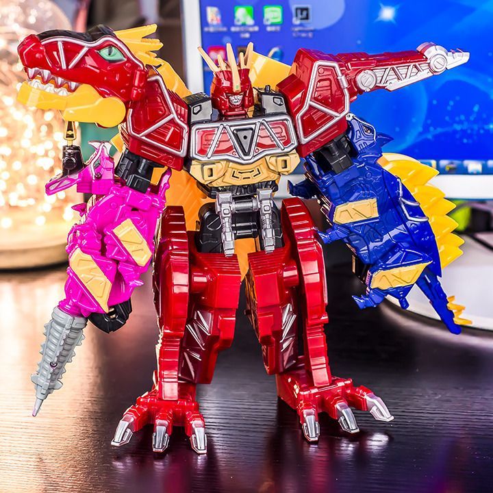 COD Hot Sale mighty morphin Power Rangers Dino Charge Megazord Para ...