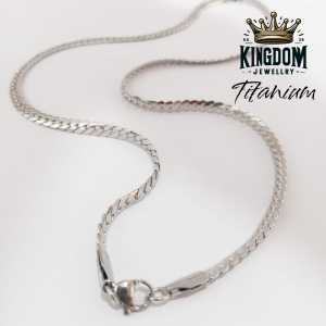 KINGDOM JEWELLRY Cool mens necklace Titanium Silver Sisik Dragon is rust-resistant and does not fade kalung pria terbaru dan terlaris titanium Sisik Naga silver kalung titanium silver pria anti karat Selamanya.