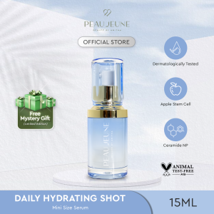 Peau Jeune Daily Hydrating Shot Face Serum Wajah Facial Serum Untuk Kulit Kering Normal Sensitif Repair Skin Barrier 15ml (Normal and Dry Skin)