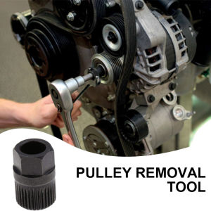 【Hot Sale+Ready Stock】1Pc Alternator Clutch Free Wheel Black Iron Material Generator Pulley Removal Tool Remover Repair Manual Tool Kit Universal