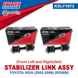 KYB STABILIZER LINK ASSY SET (Front Left and Right) for TOYOTA VIOS (2003-2006) (ROBIN) | KSLF1073