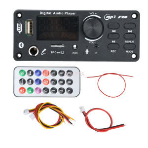5-12V DC MP3 Bluetooth 5.0 Bảng Giải mã âm thanh-lossless pcba module với FM Radio (87.5-107.5Mhz) & điều khiển âm lượng-cho Diy Máy nghe nhạc âm thanh trên xe hơi hệ thống