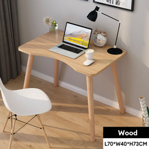 SUNNY Simple Study Table Study Desk Home Bedroom Office Table Writing Desktop Laptop Table Ergonomic arc