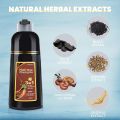 Black Hair Dye Shampoo 3 in 1 for Gray Hair, Hair Color Shampoo for Women and Men, Instant Shampoo Hair dye-100% Grey Hair Coverage (16.9 Fl oz). 