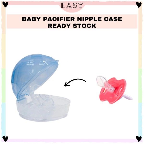 Baby Pacifier Storage Container Portable Infant Baby Soother Pacifier Nipple Case Storage Box Travel ...