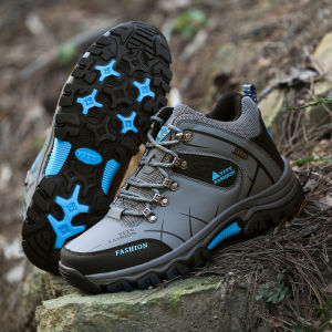 STUJZY Hiking Shoes for Men Winter Men Boots Low-Top Hiking Shoes Waterproof Anti-Slip Outdoor Climbing Trekking Shoes Military Tactical Boots Big Size