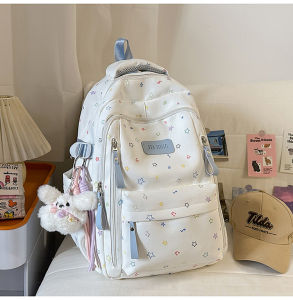 AE Korean-style new large-capacity school bag for junior and senior high school girls Japanese-style simple casual backpack