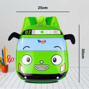 Tas Ransel Sekolah Anak Backpack Model Bus Tayo / Tas Sekolah anak-anak / Tas Sekolah Tayo / Tas Ransel Anak Murah / Tas Anak Murah