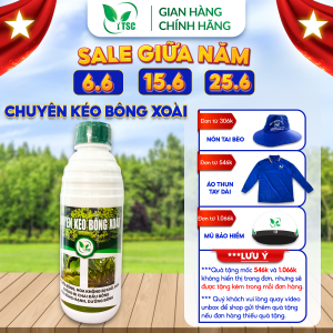 Phân Bón Chuyên Kéo Bông Xoài Thụy Sỹ Kéo Bông Mạnh Dưỡng Bông Không Chai Đầu Bông Mập Chồi Bông - Chai 1 lít