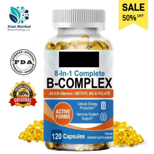 KIRK 8-in-1 Vitamin B Complex Capsules Promote Digestive Enhance Immunity Help Nervous System