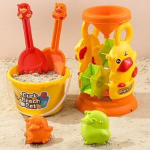 Children Beach Toys Kids Play Water Toys Sand Box Set Kit Sand Bucket Summer Toys for Beach Play Sand Water Game