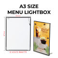 KGS LED Menu lightbox Table Stand for Milktea Shops, Restaurant, Cafe's, Trade Shows, Retails Stores. 