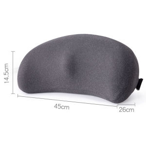 Memory Foam Lumbar Support Pillow for Car Seat - Lower Back Support Cushion for Office Chair for Waist & Hip Pain Relief& Ergonomic Streamline & Convex Design for Sitting丨Driving丨Traveling