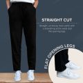 LOTTO Logo Smart Casual Straight Cut Gym Tracksuit Seluar Sukan Track Bottom Long Pants Joggers Men Women Unisex Sports. 