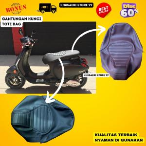 KULIT JOK MOTOR VESPA COSTUM VARIO SARUNG JOK MOTOR BEAT AEROX PCX NMAX MIO PRES BUSA PRESS BAHAN TEBAL SARUNG COVER JOK MOTOR TERBAIK