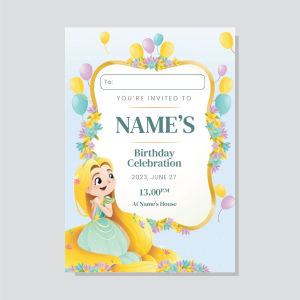 [24pcs] CUSTOM KARTU UNDANGAN ULANG TAHUN ANAK / CUSTOM UNDANGAN / UNDANGAN ULANG TAHUN  / INVITATION CARD