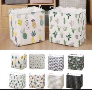 Storage Bag Jumbo 100L Tempat Laundry Import Premium / Keranjang Mainan / Keranjang Bedcover