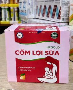 Cốm Lợi Sữa HP Gold Chính Hãng - Giúp tăng cường tiết sữa cho mẹ sau sinh an toàn  hiệu quả  sữa mẹ được đặc và thơm hơn  giảm tắc tia sữa .