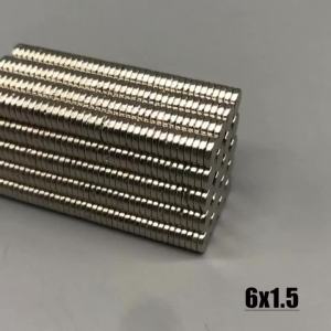 50/100/200/500/1000pcs 6x1.5mm Small Round Magnet for Fridge Whiteboard Craft Office Diy Refrigerator 6*1.5mm Accessory