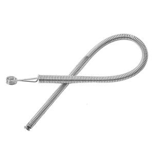 Steel Cord Threader Tool Flexible Spring Design Sweatpants Hoodie Drawstring Threading Clip Puller Sewing Accessories