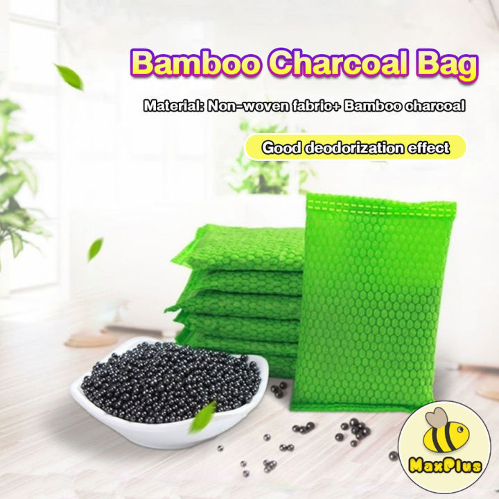 MaxPlus Natural Bamboo Charcoal Bag Odor Eliminator for Closet, Shoe