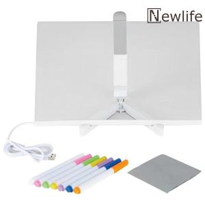 【NEW】 LED Letter Message Board with Colors & Stand Glowing Drawing Board Erasable Night Light Board for Children Creative DIY
