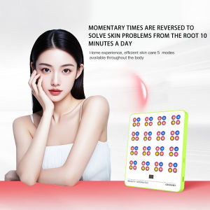 LED Light Therapy Panel Professional Photon LED Therapy for Face & Body Anti-Acne Brightening Wrinkle Reduction 7-Day Glowing Results Home Spa
