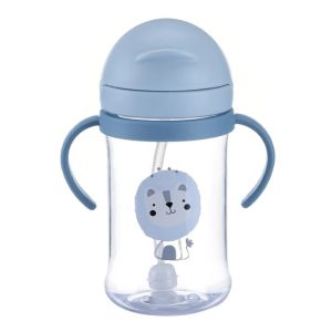 Drinking Bottle Baby Children Learning Cup with Gravity Ball Straw Handle / Strap Bottle