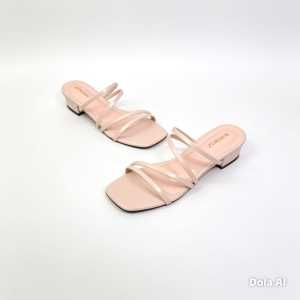 F & H Sandal Heels Wanita 06 Collection Hak Tahu Leather 5.cm/3.cm Amanda