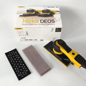 ไมล์กา-ลิกซ่า เครื่องขัดไฟฟ้ารูปสี่เหลี่ยม เครื่องบดแห้ง แบบเอ็กเซนติค 3มม. เครื่องมือขัดปูตี้ 70 198มม.