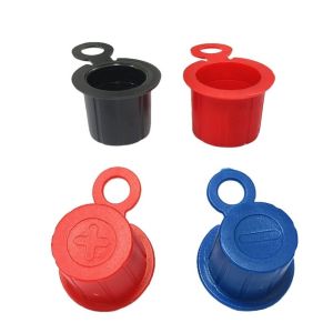 MIRELAE 1 Pair Water Proof Battery Terminal Cover Insulated Dust Proof Battery Protector Protector Positive Negative Heads Insulated Cap Automotive Battery
