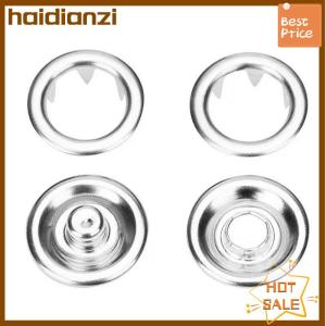 haidianzi ชุดเครื่องมือเครื่องมือยึดสแน็ปห่วงปุ่มสแน็ปโลหะพร้อมชุดเครื่องมือกดสำหรับเย็บเสื้อผ้า