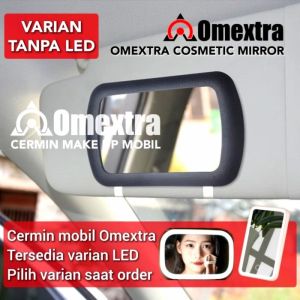 Omextra Dynamic Led Mirror Car Cermin Mobil Lampu make up Cermin Lampu
