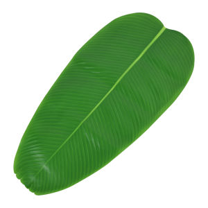 Water-Proof Artificial Tropical Green Plants Banana Palm Tree Leaves Home Garden Party Wedding Decoration Table Mat Fruits Plate