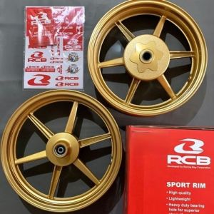 VELG RCB RACING BOY AEROX OLD NEW SP 811 RING 14 SP811 GOLD WHITE P6 RACING BOY ORIGINAL