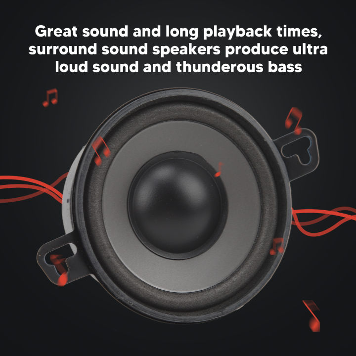 Car Audio Loudspeaker 3.5 Inch Car Door Speakers Ultra Loud Sound for