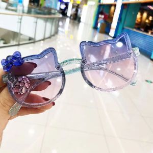 COD Korean version of trendy childrens cartoon sunglasses girls UV protection cute baby glasses fashion childrens sunscreen sunglassesGFDSGFG
