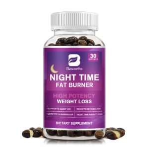 BEWORTHS Viên nang đốt cháy chất béo giảm béo vào ban đêm Hỗ trợ giảm cân Ức chế sự thèm ăn Tăng cường trao đổi chất mạnh mẽ cho nam và nữ