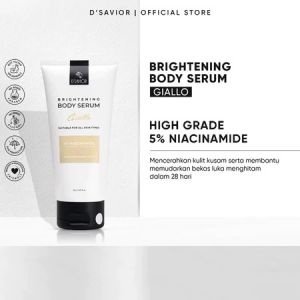Dsavior Brightening Serum Giallo Niacimade 5% | Mencerahkan Kulit Kusam Memudarkan Bekas Luka - 50 ML