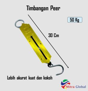 Timbangan Tarik Besot 50 kg / Timbangan Gantung Koper Manual Per Pegas 25 Kg