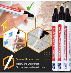 HFH Anti Mold Waterproof Grout Pen Tile Repair Pen Prevents Mold And Water Damage Bathroom Kitchen Floor Wall Tiles